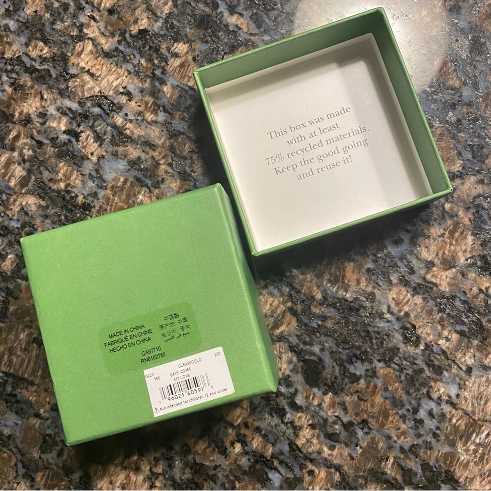 Kate Spade Gold Heart Earrings - Picture 3 of 3